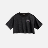 Black Batik Printed Short Sleeve T-Shirt