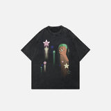 Y2K Star Washed T-shirt