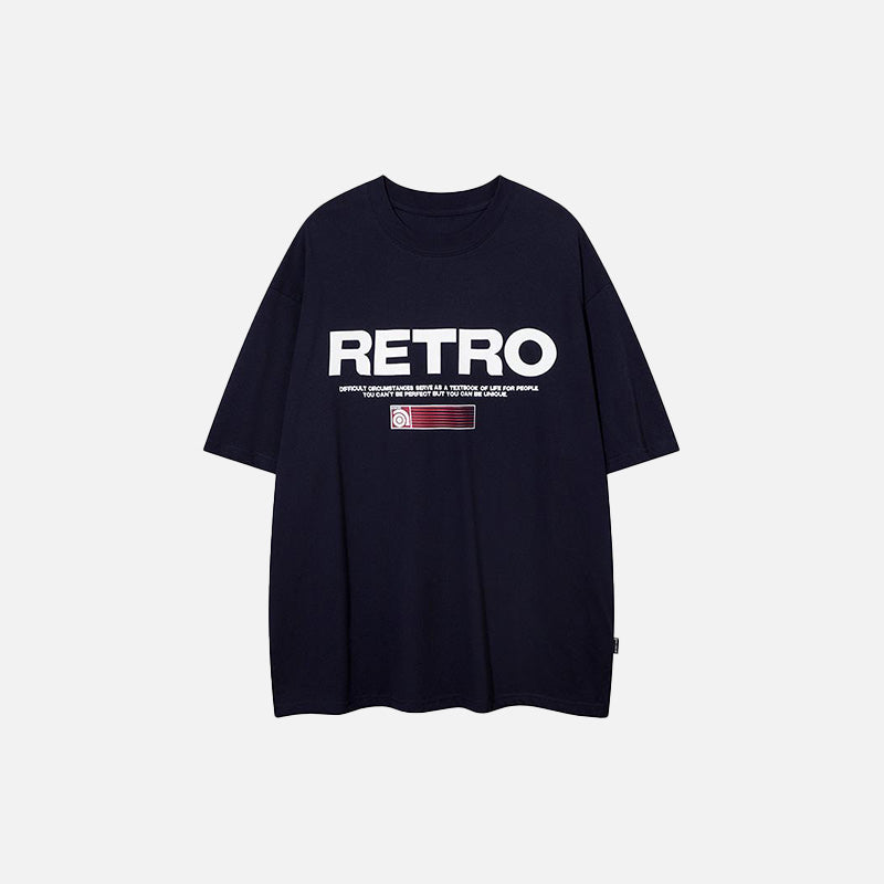 Y2k Loose Retro Printed T-shir