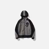 Y2k Vintage Embroidery Windbreaker Jacket
