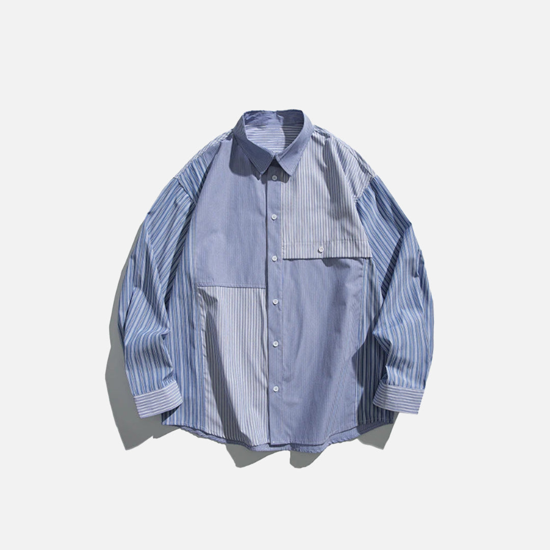 Chemise patchwork oversize