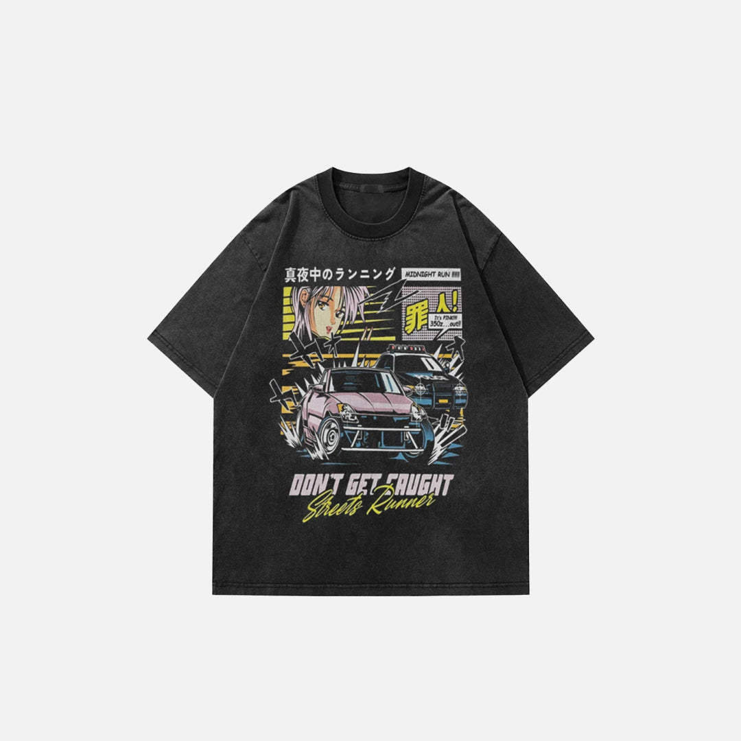 T-shirt graphique imprimé sauvage