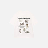 Y2K Damen-Katzen-T-Shirt