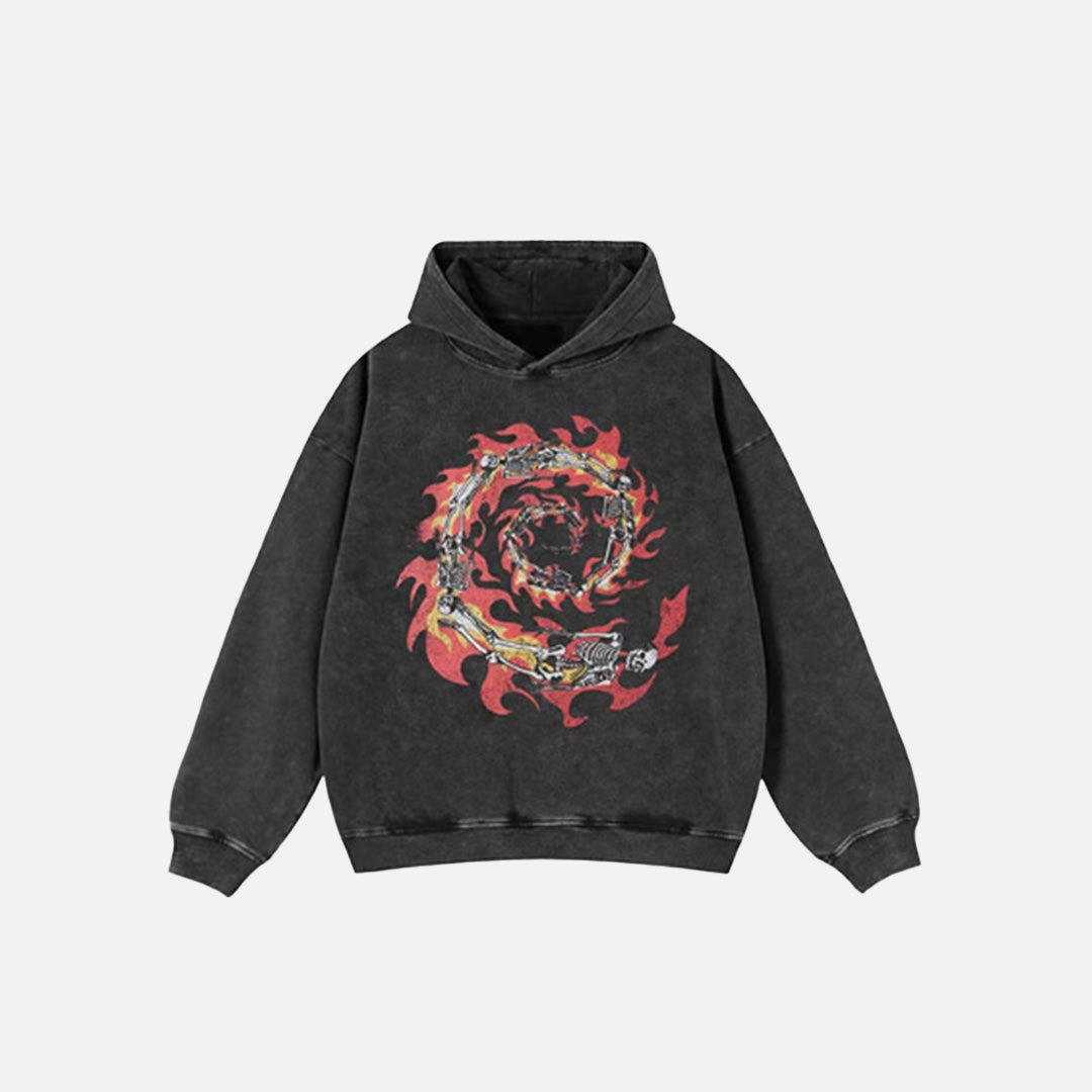 Y2K Cycle Of Flames Hoodie