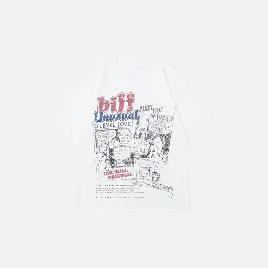 Vintage American Style Loose Fit T-Shirt