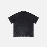 Retro-T-Shirt mit Seitenschlitzen, gewaschen
