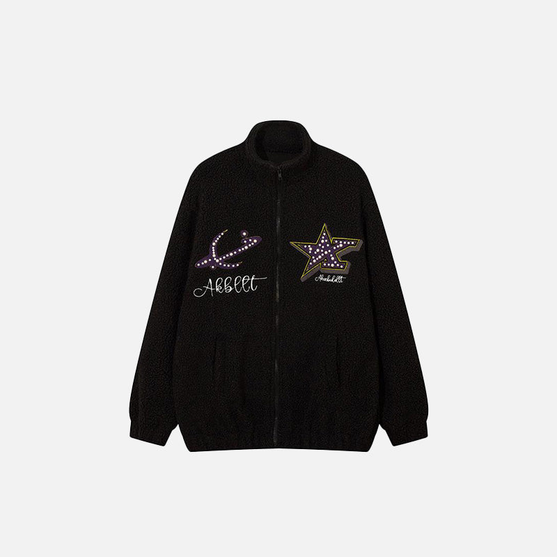 Winter Star Fleece Zip-up Jacket
