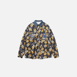 Cyclist Floral Pattern Shirt