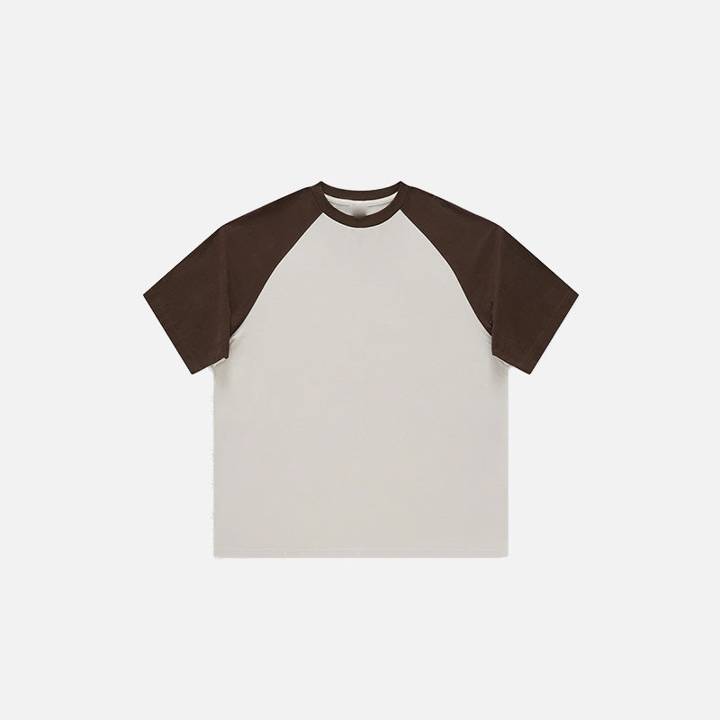 Y2K Vintage Splicing Color T-Shirt