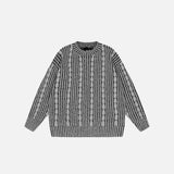 Vintage Stripes Loose Sweater