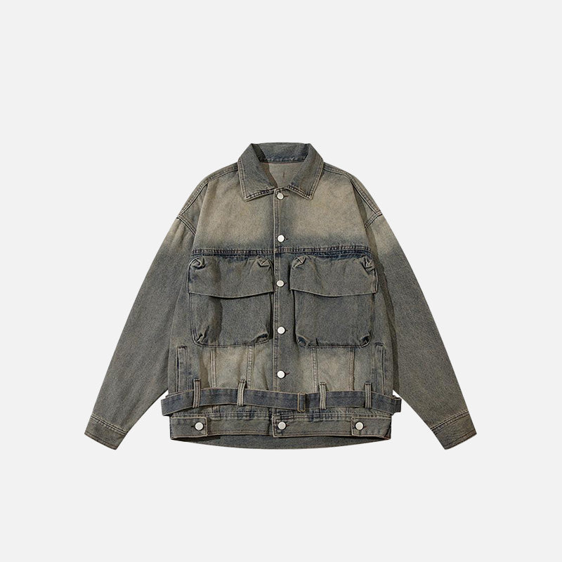Multi Pocket Denim Jacket