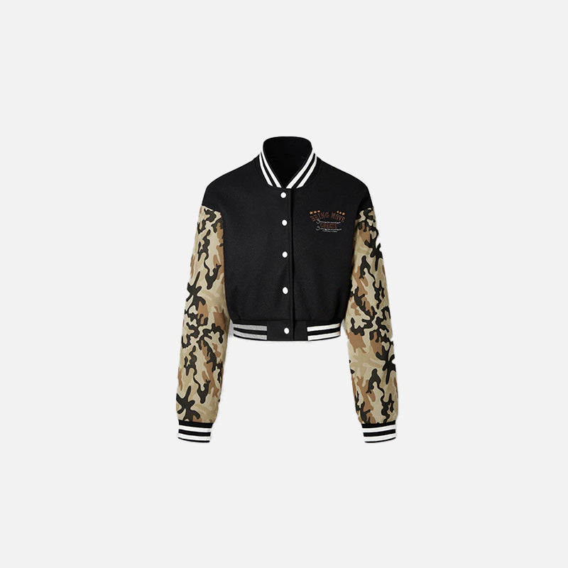 Veste universitaire camouflage pour femme