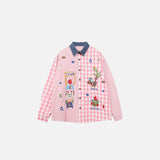 Chemise rose patchwork Playful Pals