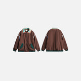 Y2k Vintage Strips Windbreaker Jacket