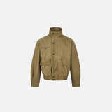 Veste utilitaire à col montant et boutons