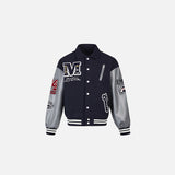 Veste universitaire patchwork