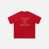 Übergroßes T-Shirt mit lockerer Buchstabenstickerei