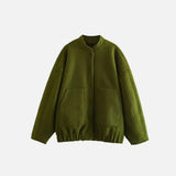 Oversized Fleece Bomberjacke