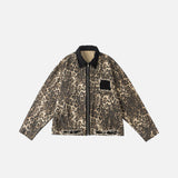 Jacke mit wildem Leopardenmuster