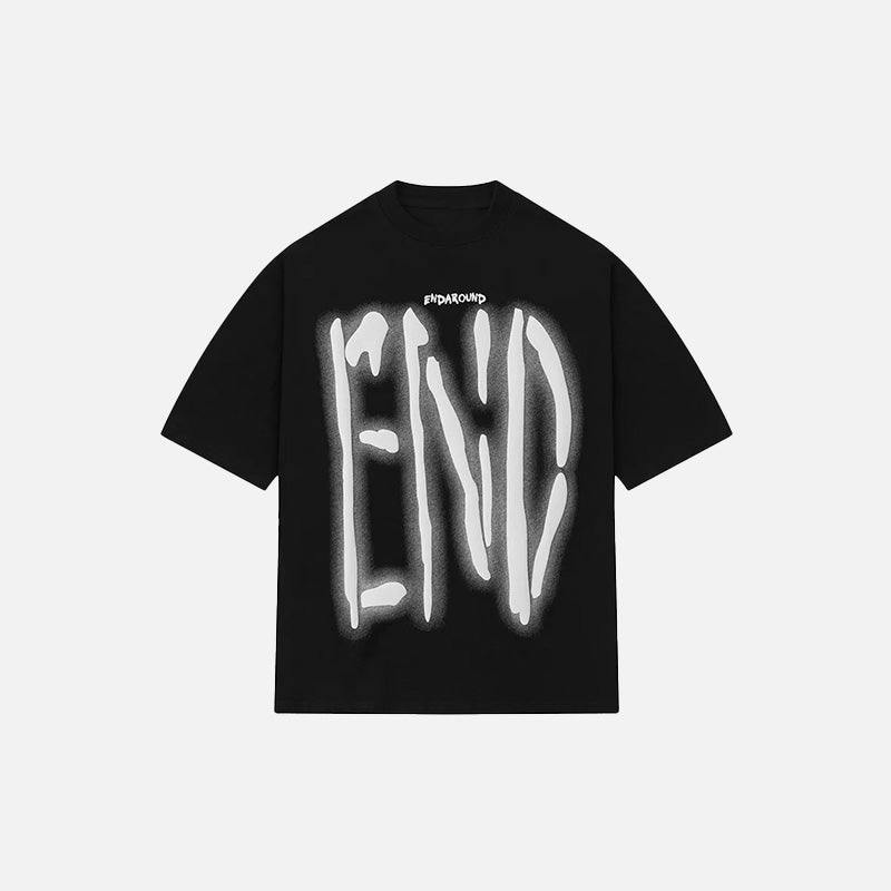 Y2K Loose Graffiti T-shirt