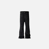 Distressed Baggy Black Jeans