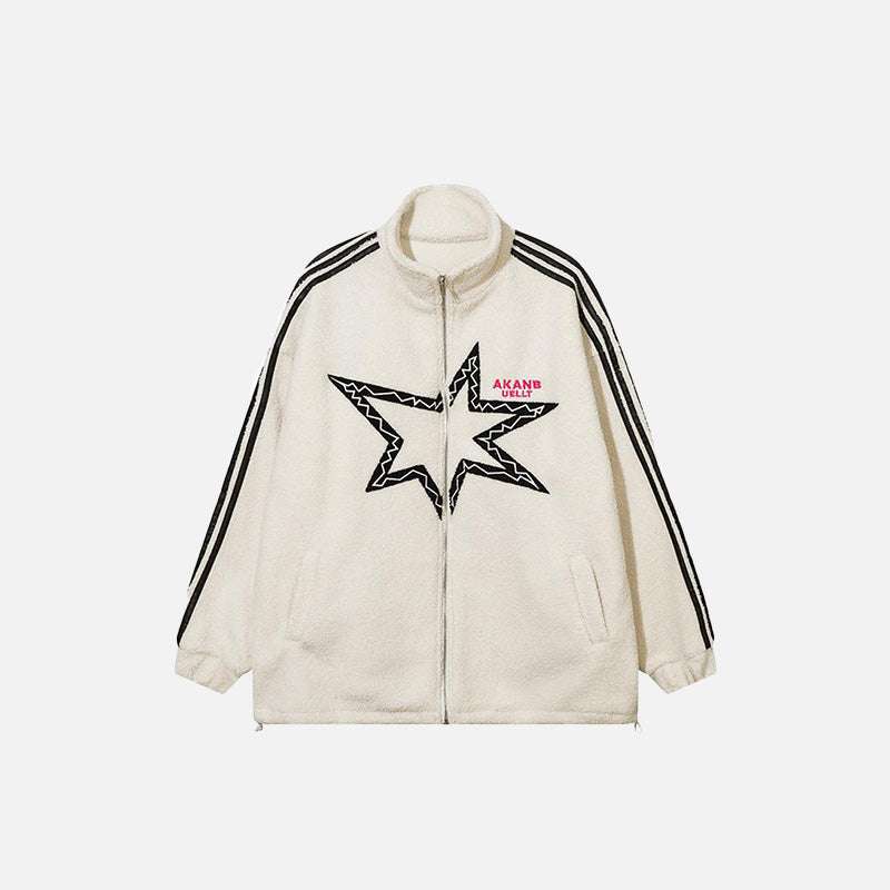 Striped Fleece Stars Jacket