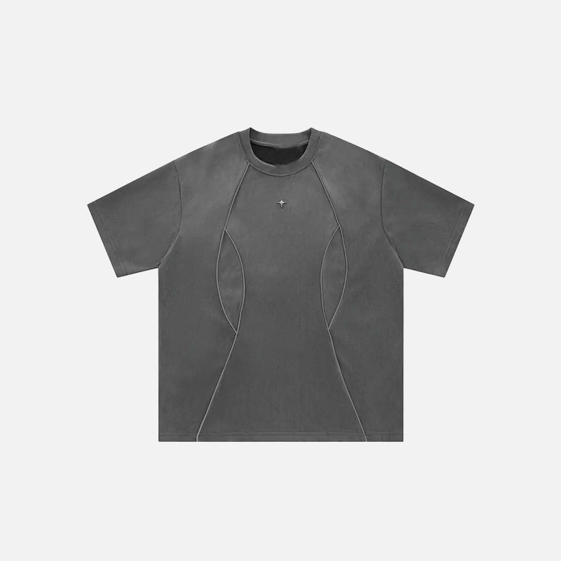 Solid Stripes Loose T-Shirt