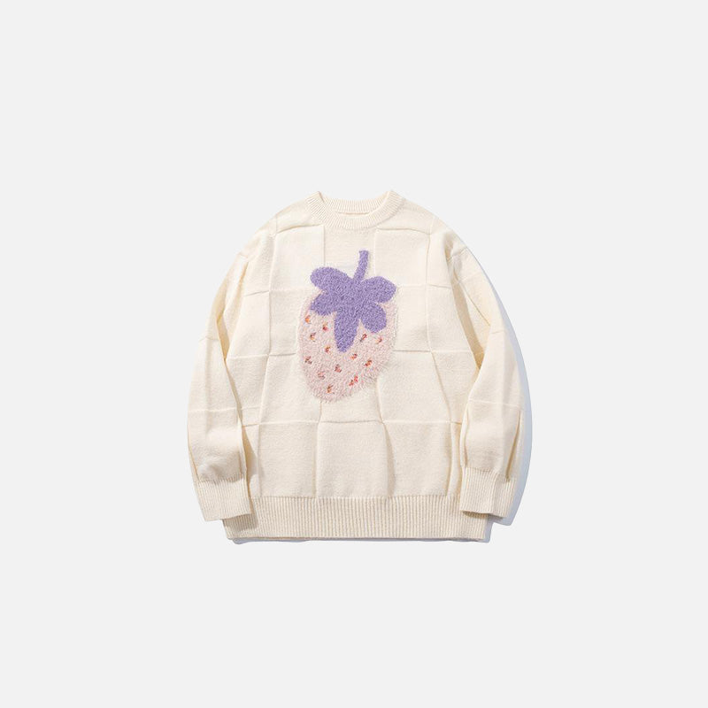 Strawberry Knitted Sweater
