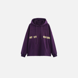 Stylish Lettering Loose Hoodie