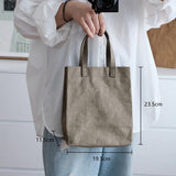 Mini Kraft Fake Paper Tote Bag