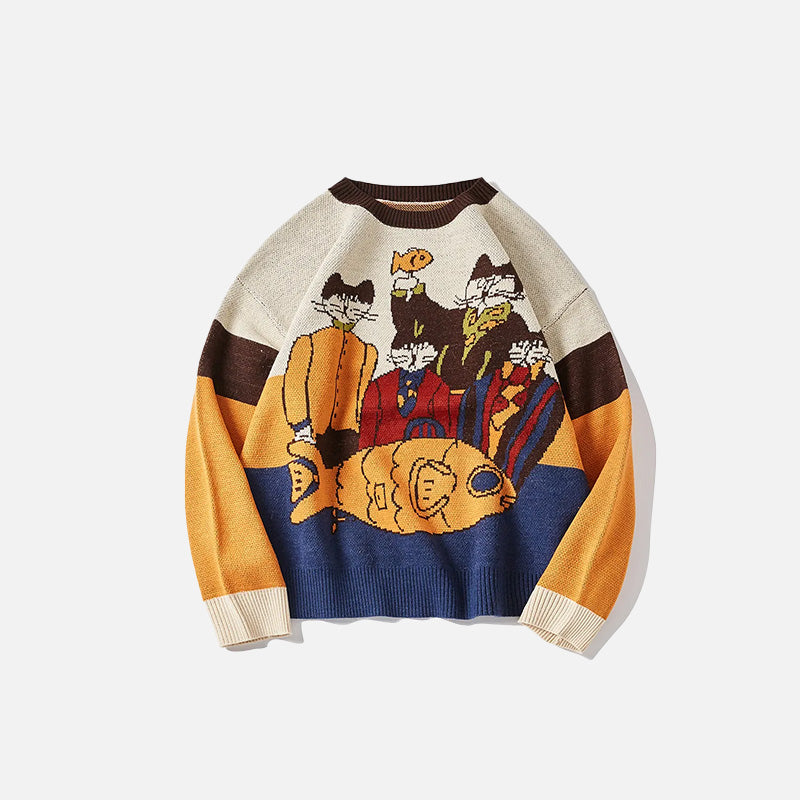 Der Katzenfutter-Pullover