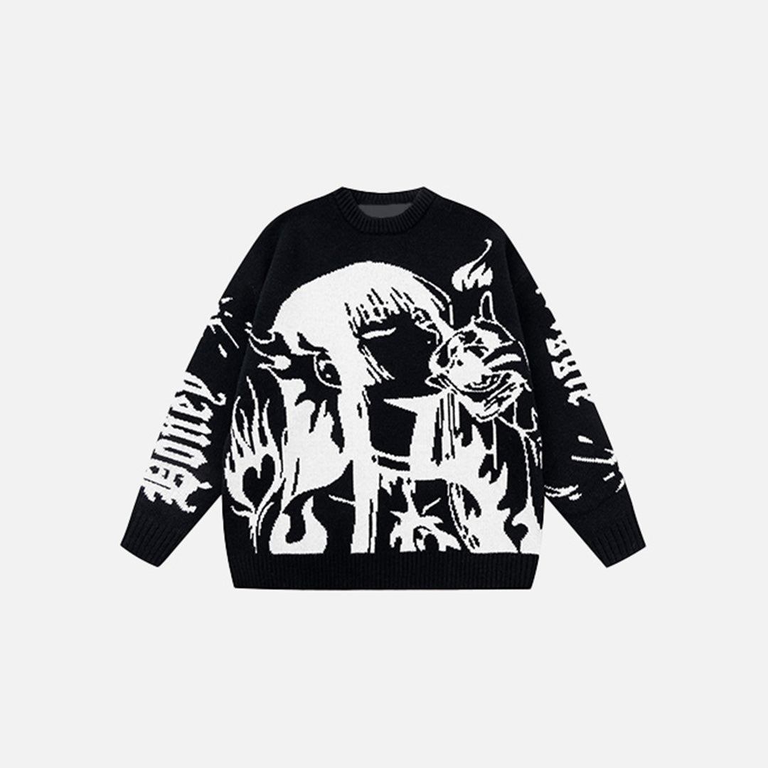 Manga Flame 01 Pullover