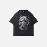 ゴシックチェーンマスクグラフィックTシャツ
