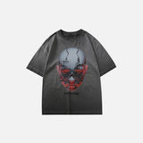 T-shirt vintage à motif graphique délavé