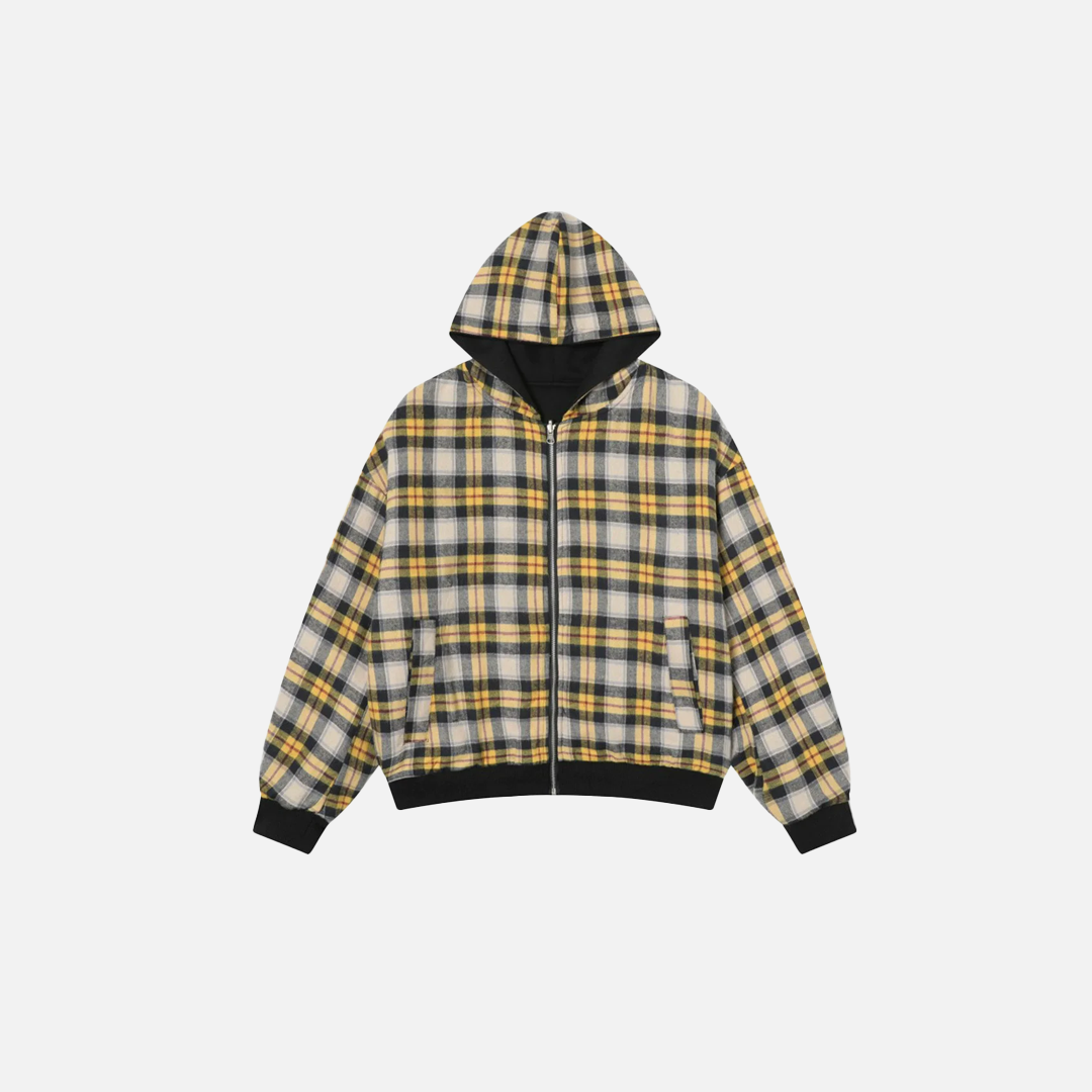 Y2K Trendy Reversible Hip Hop Hooded Sweatshirt
