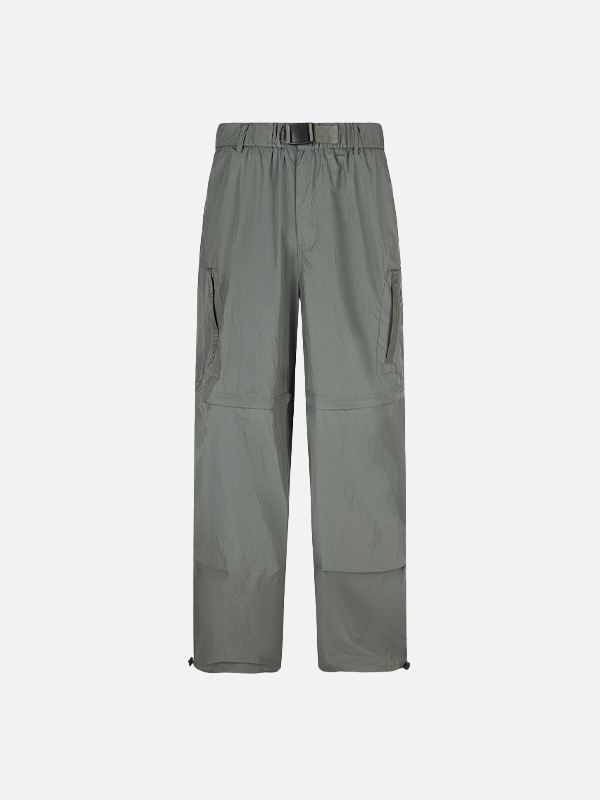 Y2K Oversize Belted Functional Casual Pants