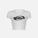 Crop top femme Y2K
