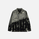 Splicing Color Mud Dyed Jacket