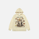 Playful Cats Graphic Hoodie