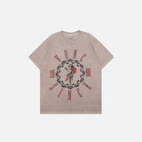 Y2K-Friedensblumen-T-Shirt
