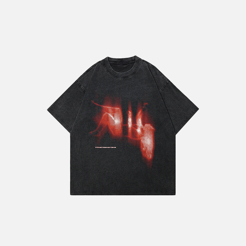 Vintage Lost Shadow Oversized T-shirt