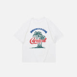 Sommerliches, lockeres Kurzarm-T-Shirt