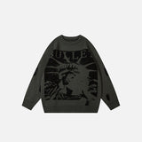自由の女神　破れたセーター