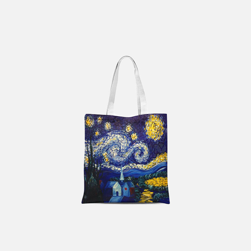 Starry Night Van Gogh Tote Bag