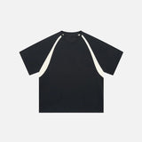 T-shirt de sport ample à patchwork