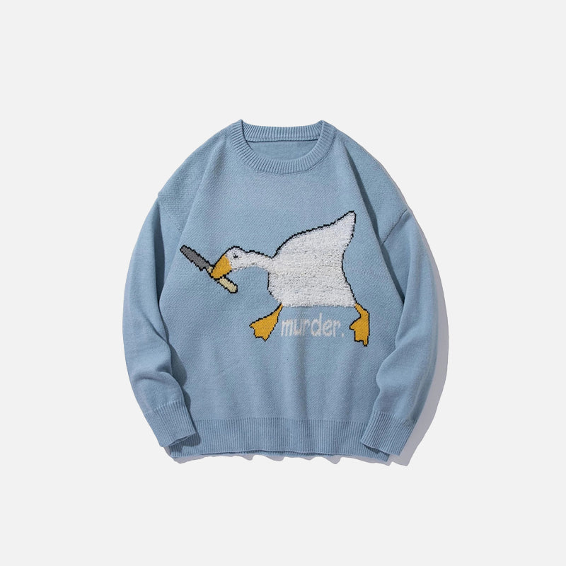 Pullover mit Gänsemotiv