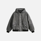 Structured Utility Hoodie Jacket