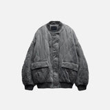 Bomberjacke mit Struktur