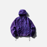 Y2K Mountain Vibe Hooded Outdoor Windbreaker Jacket