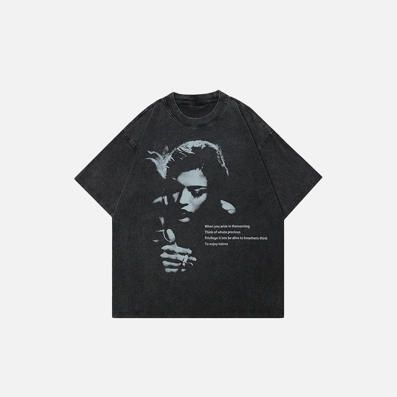 Vintage Human Retro Grafik-T-Shirt
